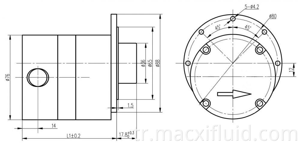 88 Micro Gear Pump Head